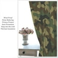 thumbnail image 5 of Camouflage Curtains Camo Camouflage Green Militarily Abstract Art Curtain with Rod Pocket for Living Room Apartment Home Decor Drapes Window Treatments 2 Panels Set 84x84in, 5 of 6