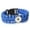 Blue, variant on Snap Jewelry Paracord Bracelet with 1 Snap Holder in Rainbow Color, Youth Small 7 Inch Size
