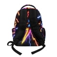 thumbnail image 3 of Xixirimido Neon Lightning Print 17" School Backpack for Boys Girls Multi-pocket Bookbags Elementary High School Bookbag Daypacks School Bag for Students, 3 of 8