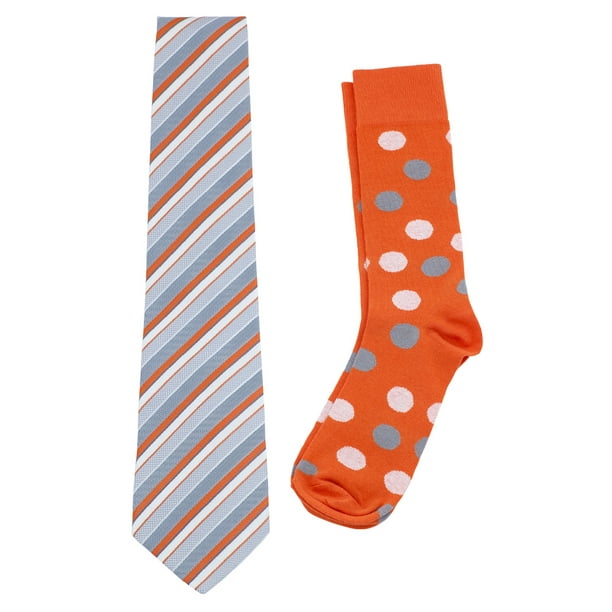Scott Allan Men's Tie and Polka Dot Dress Sock Set