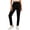 Black, variant on Women's Travel Pants Lightweight Stretch Petite Ankle Dressy Golf Work Business Casual Slacks Navy XL(XL)