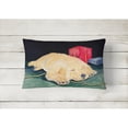 thumbnail image 2 of Caroline's Treasures SS8576PW1216 Golden Retriever Decorative   Canvas Fabric Pillow, 12H x16W, multicolor, 2 of 3