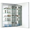 thumbnail image 2 of Fine Fixtures Frameless Mirrored Medicine Cabinet with LED Lighting – Modern Wall-Mounted Storage for Bathroom, Sleek and Stylish Design - 24" x 36" - Right Hand, 2 of 9