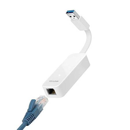 TP-Link USB to Ethernet Adapter (UE300), Foldable USB 3.0 to Gigabit Ethernet LAN Network Adapter, Support Windows 10/8.1/8/7/Vista/XP for Desktop Laptop Apple MacBook Linux