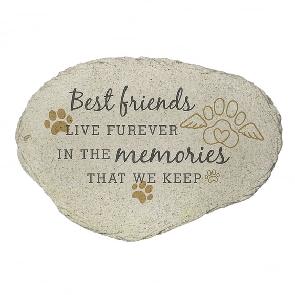 Best Friends Flat Garden Stone