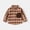 Blue, variant on LYMAYTER Toddler Baby Boys Girls Lapel Button Long Sleeve Shirts Classic Plaid Pattern Casual Kids Tops 2-7Y
