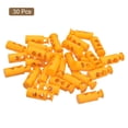 thumbnail image 3 of Unique Bargains 30Pack 4mm Cord Lock Plastic Double Hole Spring Toggle Stoppers, Yellow, 3 of 5