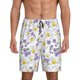 thumbnail image 1 of Fotbe Daisies Flowers Pantalones Cortos de Pijama para Hombre, Ropa de Dormir, Pantalones de Pijama Cortos para Hombre-Small, 1 of 6