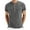 Dark Gray, variant on Meitianfacai Mens Tops Men's Solid Color Round Neck Half Button Pullover Casual Short Sleeve T-Shirt Short Sleeve Shirts for Men