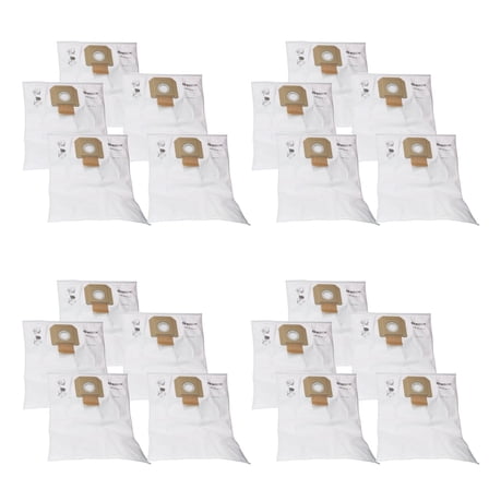Bosch VB140F 5-Pack 14-Gallon White Fleece Filter Bags for VAC140 Dust Extractor (4-Pack)