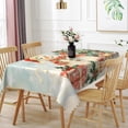 thumbnail image 5 of Duangreer Cartoon Snowman Christmas Rectangle Tablecloth, Table Cover with Waterproof Wrinkle Resistant for Party Decorations, 60 x 102 Inch, 5 of 6
