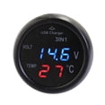 thumbnail image 1 of Temperature 3-in-1 Multifunctional Digital Voltage Temperature Monitor Multimeter Car Motorcycle Battery Voltmeter Temperature Tester, 1 of 6