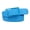 Light Blue, variant on Unisex Casual Fashion Classic Adjustable Silicone Rubber Belt Square Plastic Buckle Belts for Jeans Pants Shorts Coffee One Size