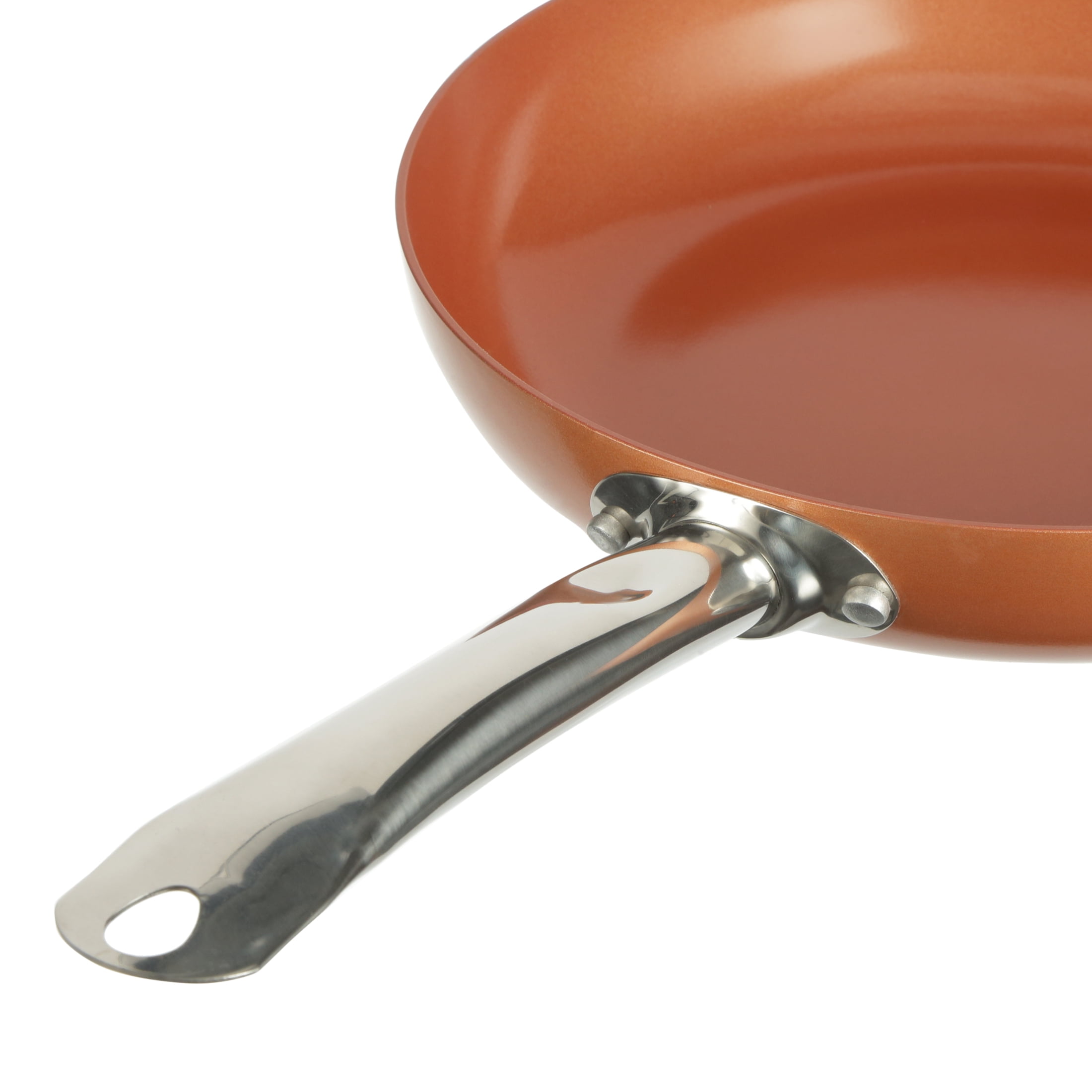 Dropship Hammered 10 Inch, Non-Stick Frying Pan With Lid, Ceramic Cookware,  Skillet, Premium, PFOA Free, Dishwasher Safe, Copper to Sell Online at a  Lower Price