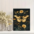 thumbnail image 2 of Qisvanset 12x16 Inch 2D Flat Framed Canvas Art, Floral Deer Rustic Wildlife Nature Home Office Wall Art Gift, 2 of 5