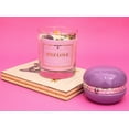 thumbnail image 3 of Velas Aromáticas Fuwu Melón, Plátano y Pitahaya con Cuarzos Naturales y Flores Secas Decorativas, 3 of 7