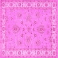 thumbnail image 1 of Ahgly Company Indoor Square Oriental Pink Traditional Area Rugs, 8' Square, 1 of 4
