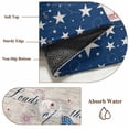 thumbnail image 6 of 2x3 Ft Entryway Area Rug, Independence Day Kitchen Rug Runner Washable Floor Mat, 4th of July Red Truck Flag Wooden Non Slip Indoor Door Mat Throw Carpet for Bathroom Living Room Bedroom, 6 of 8