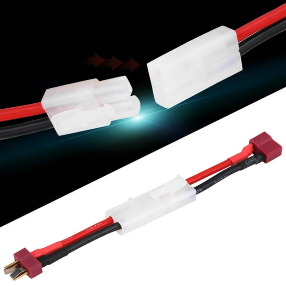 CHICIRIS T Plug Male To Tamiya Female Wire Cable, Most Charging Setu For Battery Charging For Charging Adapter