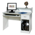 OneSpace Essential Computer Desk Hutch with PullOut Keyboard