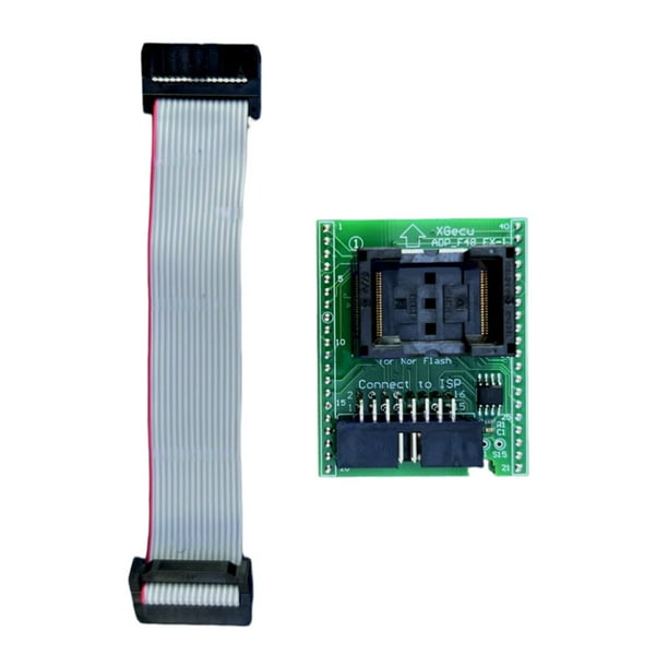 Sidaley Módulo adaptador de programador portátil, placa de circuito con convertidor de Cable de cinta, componentes electrónicos, accesorios, piezas de Electrónica miscelánea