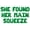 Green, variant on Letter Balloons - SHE FOUND HER MAIN SQUEEZE 16" Inch Alphabet Letters Foil Mylar Balloon Bachelorette Party Banner (Pink)