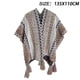 thumbnail image 2 of Poncho tipo capa de punto para mujer, cárdigan de punto tipo kimono con flecos para otoño e invierno, manta navideña, bufanda, regalos, 2 of 5