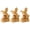 3pcs, variant on Zeiwohndc Chinese New Year Horse Statue, 2026 Golden Feng Shui ZodiacHorse Figurine, lessing Souvenir Sculpture Attracting Wealth and Good Luck