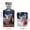350ML+300ML, variant on YiFudd 250th Anniversary Whiskey Set, 350ML Bottle + 300ML Glass, Patriotic USA 250 Years, Transparent