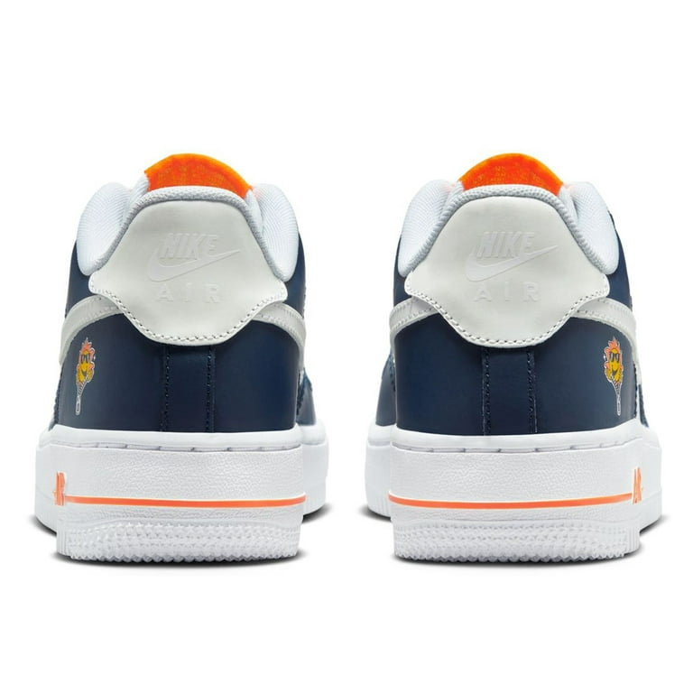 Nike Air Force Low LV8 BG Sneakers for Big Kids Navy/White