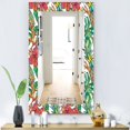 thumbnail image 3 of DESIGN ART Designart 'Tropical Mood Foliage 4' Bohemian and Eclectic Mirror - Vanity Printed Mirror 27.6 in. wide x 39.4 in. high, 3 of 5
