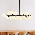 thumbnail image 4 of FINE MAKER Modern Chandelier 16 Round Glasses LED Ceiling Light Pendant With G4 LED Bulbs, 4 of 5