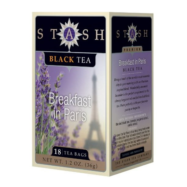 Stash Tea Breakfast in Paris Black Tea, 18 Count Stash Tea Breakfast in Paris Black Tea, 18 Count