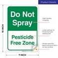 thumbnail image 2 of Do Not Spray Sign,, 2 of 8