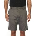 thumbnail image 3 of Iron Co Men's Bari Flat Front Shorts, Comfort Flex Waistband (Pelican, 40), 3 of 3
