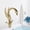 Gold, variant on Chrome Black Gold Basin Sink Faucet Swan Crystal Mordern Art Hot Cold Mixer Crane Kitchen Tap Deck Mounted Brass