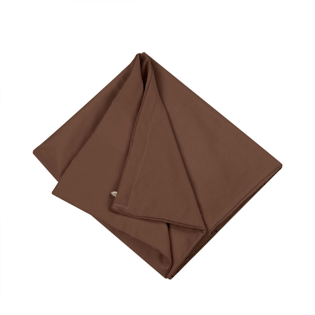 Unique Bargains Pillowcases Zippered Microfiber Body Pillow Cover Brown 20" x 48"