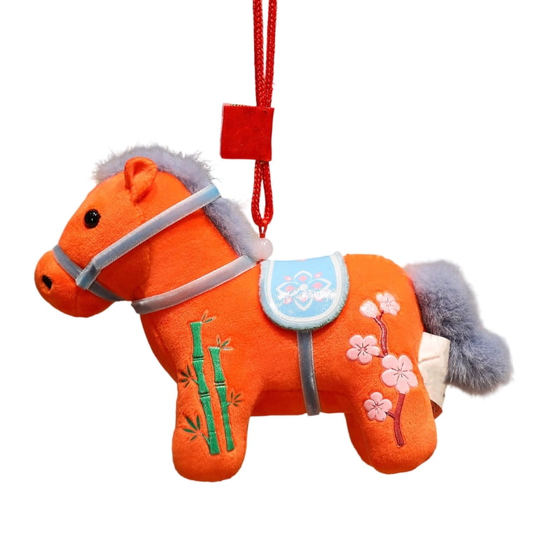 Christmas Decorations 2026 Year of The Horse Mascot Figurine, 4.7