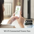 thumbnail image 2 of Holmes 36" Smart WI-FI Connected Tower Fan, Alexa Fan, Voice Control, Black, 2 of 3