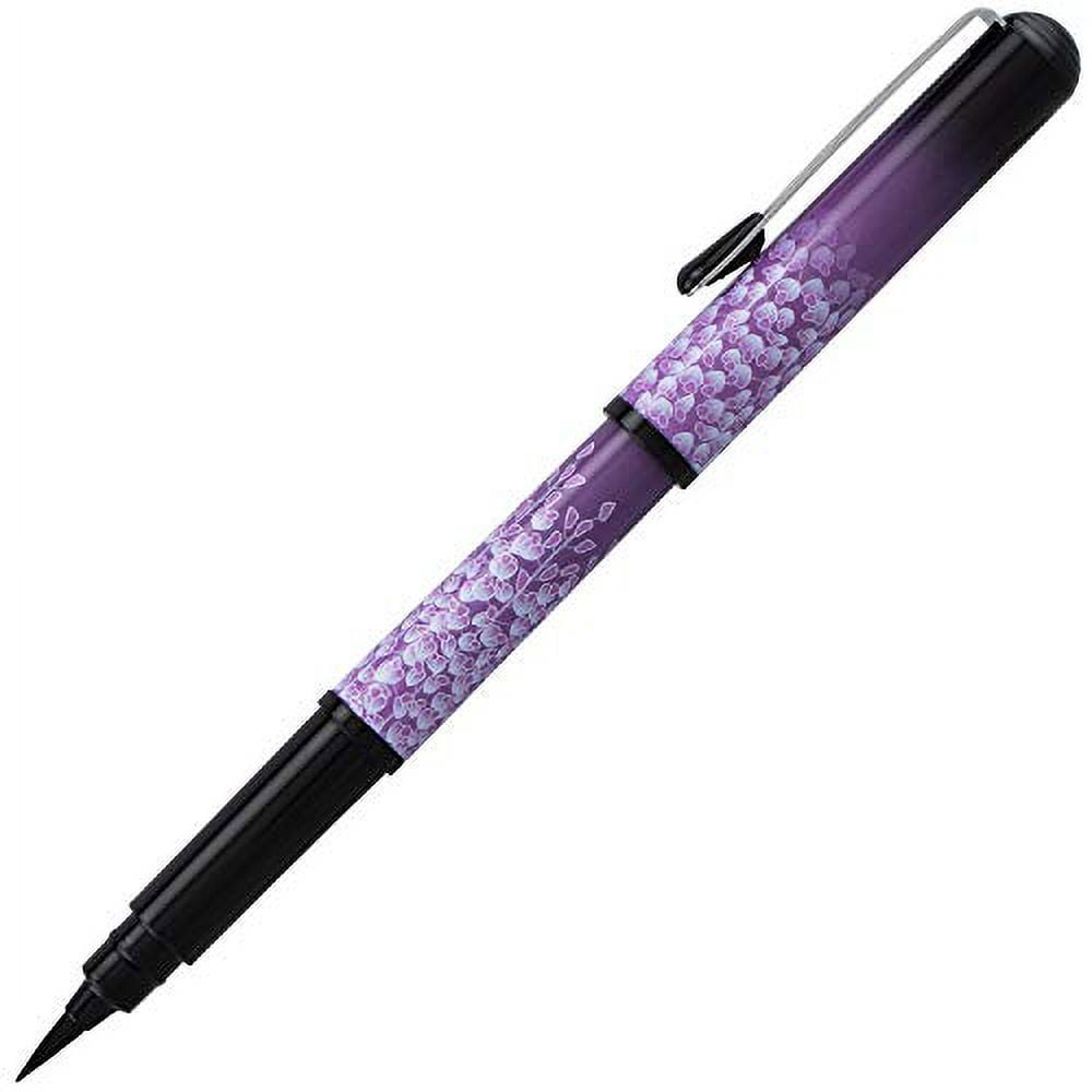 Pentel Arts Limited Edition Refillable Pocket Brush Pen Wisteria Wrap (PTAGFKP3J1BPA)