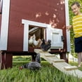 OverEZ Large Poultry Chicken Coop for 15 Chickens with Nesting Boxes