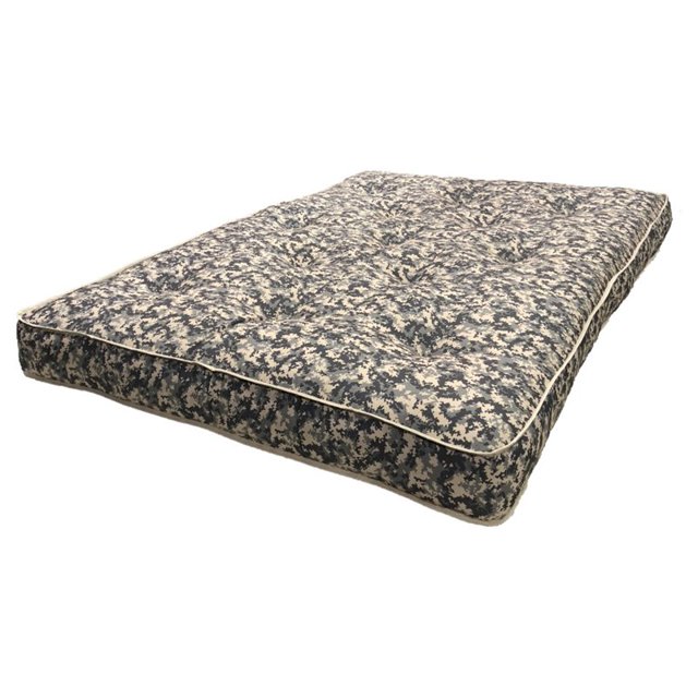 AJD Home Youth Double Foam Full Size Mattress 8 Inch 75"x54" Camouflage Pattern