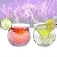 thumbnail image 2 of Sessile Glass Molecular Cocktail Glass Triangle Base Iced Cocktail Glass Ball Cocktail Glass, 2 of 4