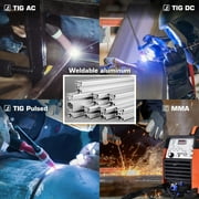 HITBOX 200A AC/DC TIG Stick Welder with Pulse, Aluminum Welding, IGBT Inverter, 220V