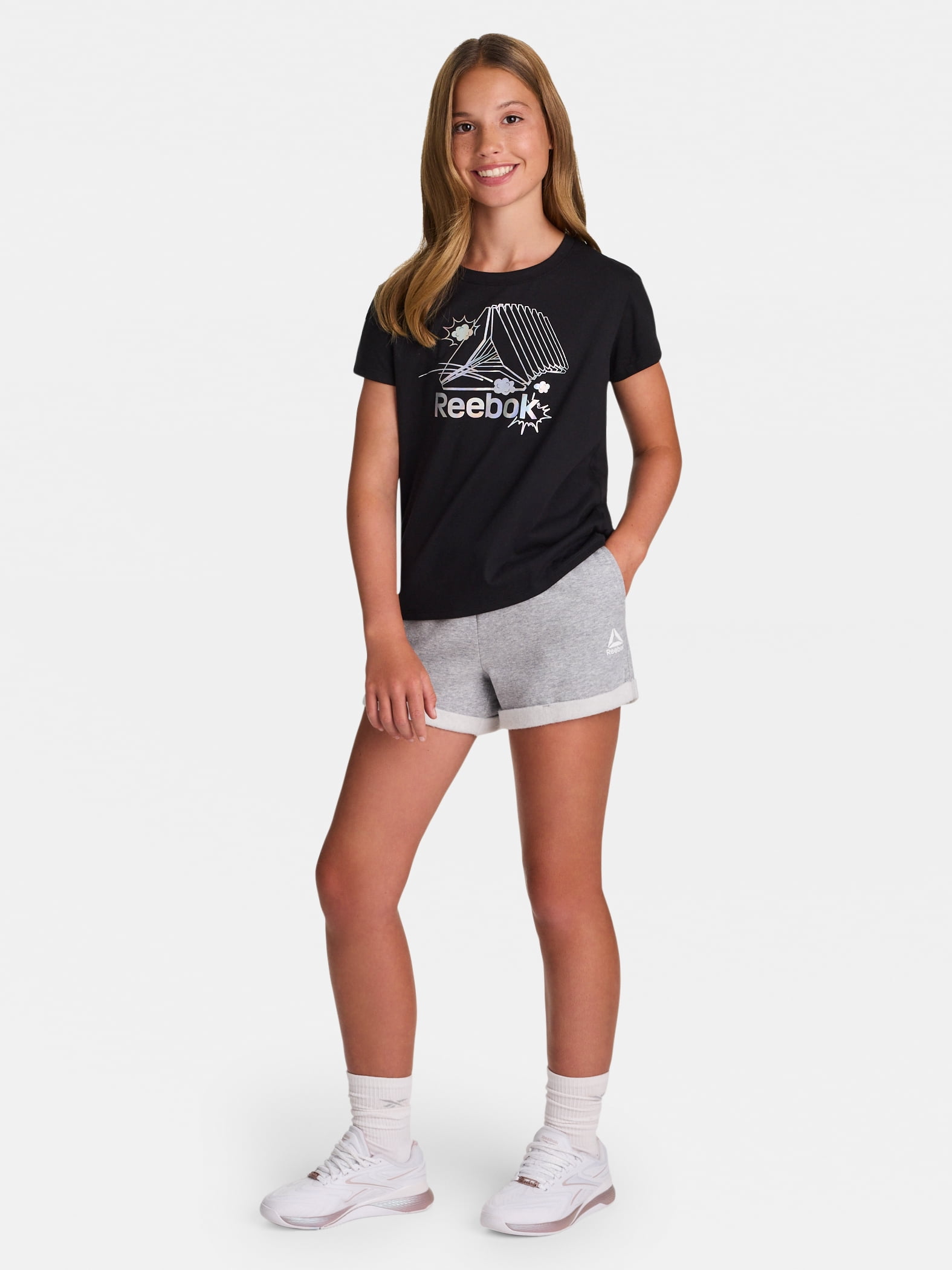 Reebok Girl's Sport Core Short, Sizes 4-18