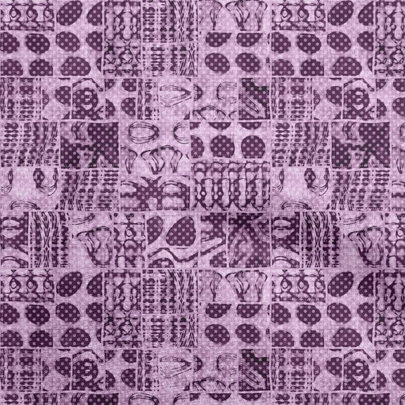 oneOone Polyester Spandex Fuschia Pink Fabric Aaian Batik Fabric For Sewing Printed Craft Fabric By The Yard 56 Inch Wide