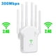 thumbnail image 2 of Repetidor WiFi inalámbrico de 300Mbps/1200Mbps amplificador WiFi de doble banda 24G 5G para el hogar, 2 of 6