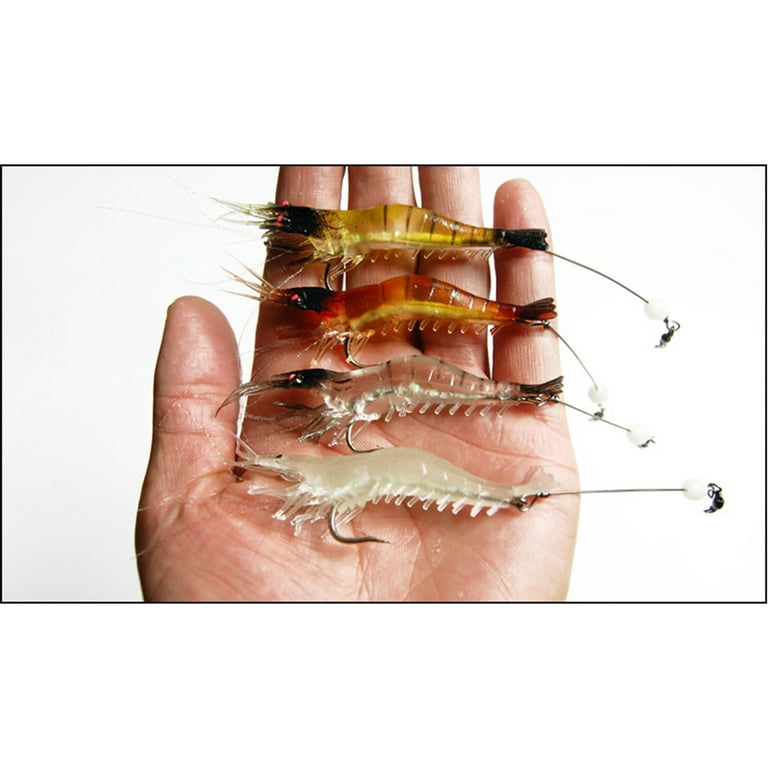 Mulanimo Soft Lure 9cm/6g Fishing Luminous Shrimp Bait Artificial Fishing  Simulation Prawn Lure Fishing Tackle 