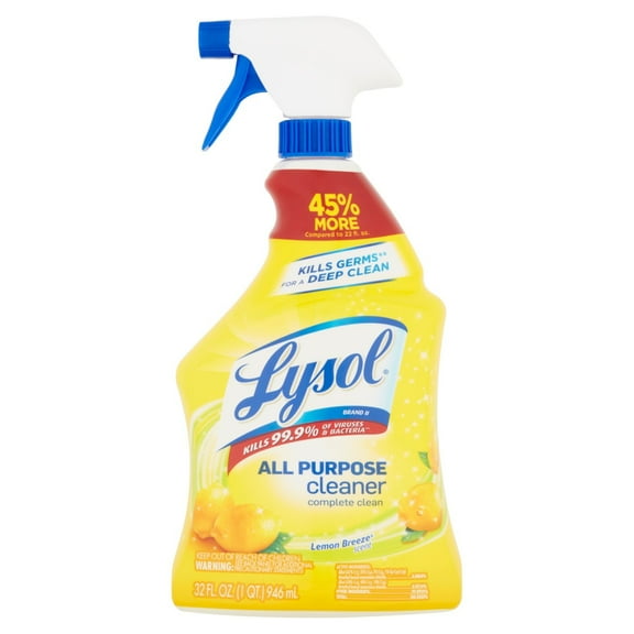 Lysol All Purpose Cleaner Clean Lemon Breeze 32 oz Package May Vary
