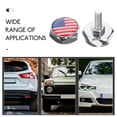 thumbnail image 3 of PEACNNG 4 Sets Car License Plate Screws License Plate Fasteners Decorative License Plate Frame Accessories(American Flag Type), 3 of 8